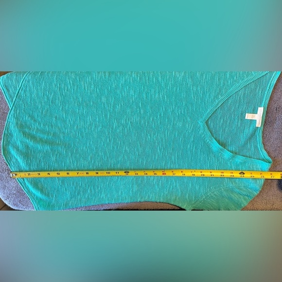 Eileen Fisher Petite Long-Sleeve Organic Links Tunic Size PP (2/4P - Picture 7 of 9